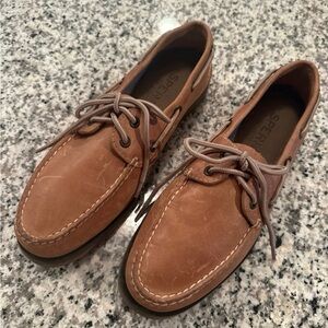 Sperry Men's Tan Leather Boat Shoes